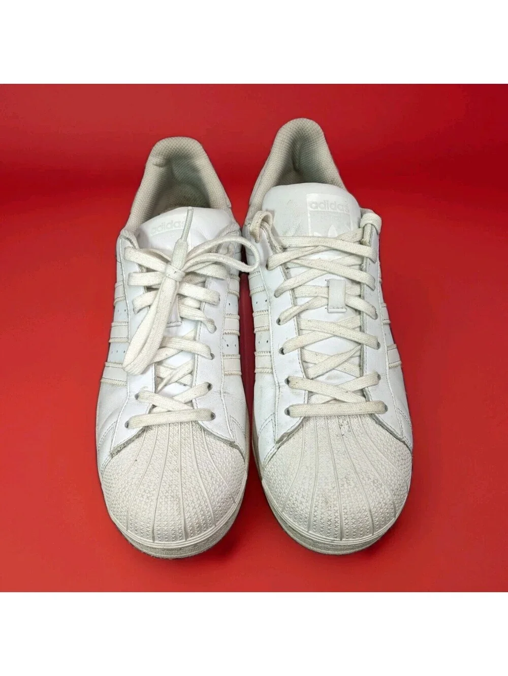 Adidas ORIGINALS Triple All White SUPERSTAR Shoes Sneakers Mens 11 45 3 Stripe